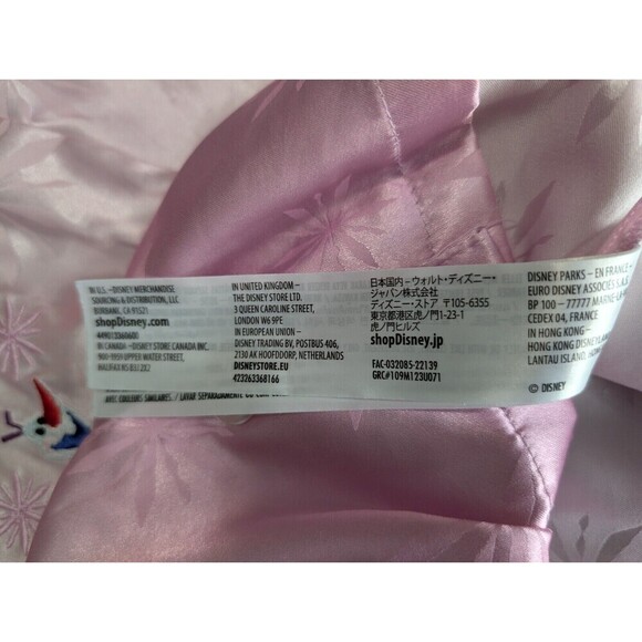 Disney Olaf Sleep Set for Women – Frozen XS New NWOT Pink Satin PJ Sleepwear 110 - Picture 12 of 16